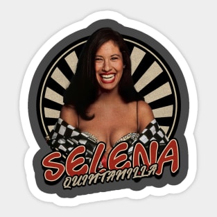 Vintage Circle Selena Quintanilla Sticker